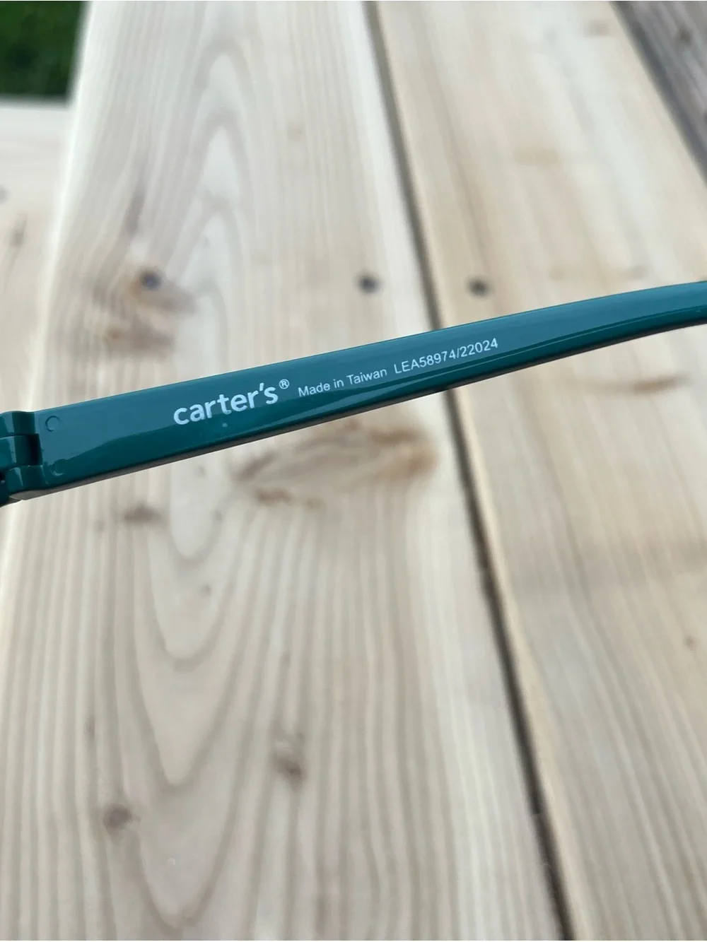 Carter's Teal Frame Mirrored Blue-Green Kids Sunglasses